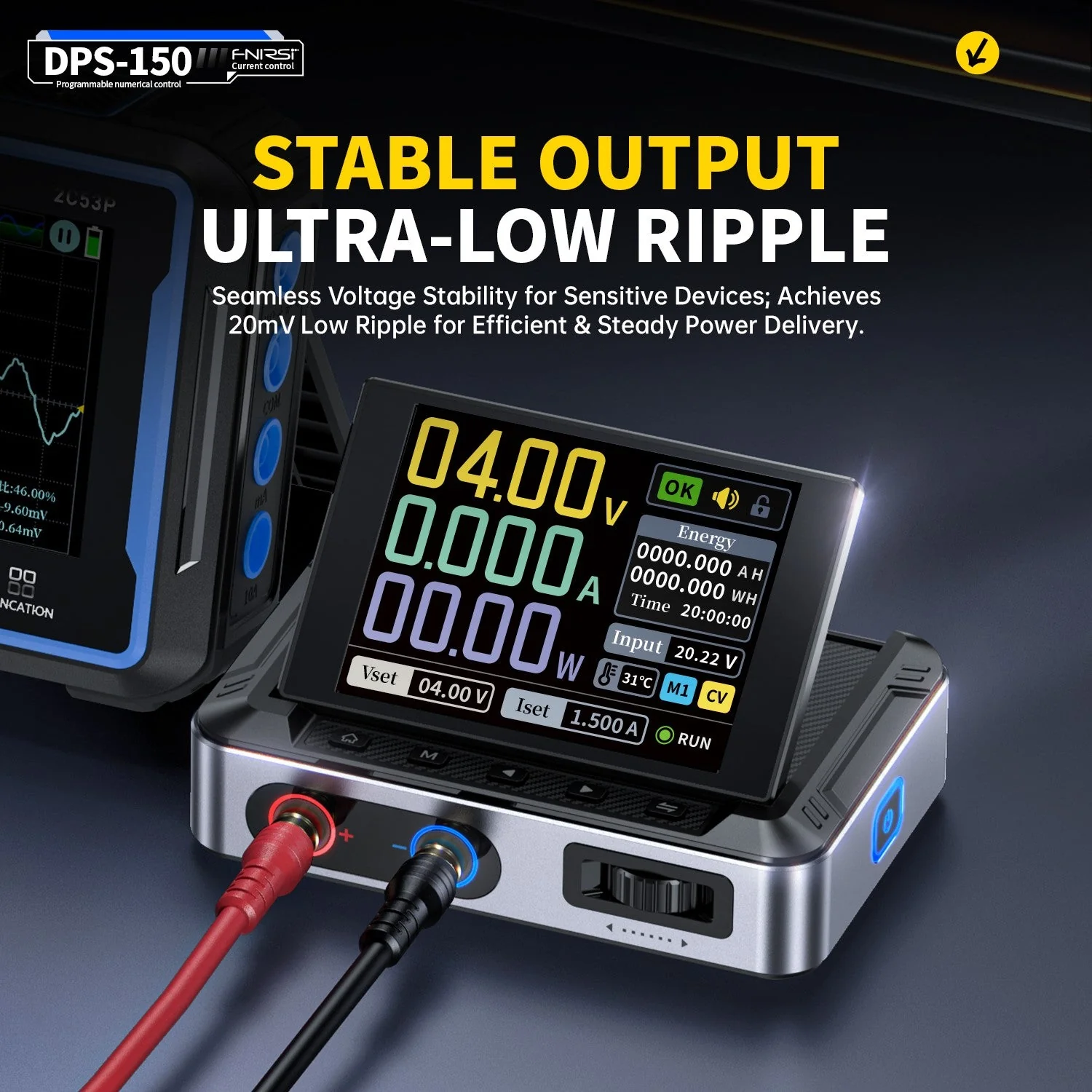 FNIRSI® DPS-150 Mini DC Adjustable CNC Programmable Regulated Switching Power Supply - Image 5
