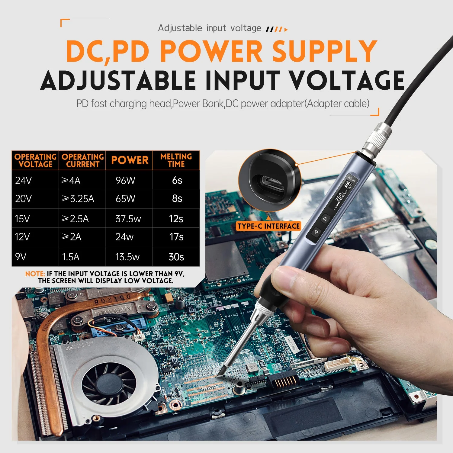 FNIRSI® HS-01 Intelligent Soldering Iron - Image 6