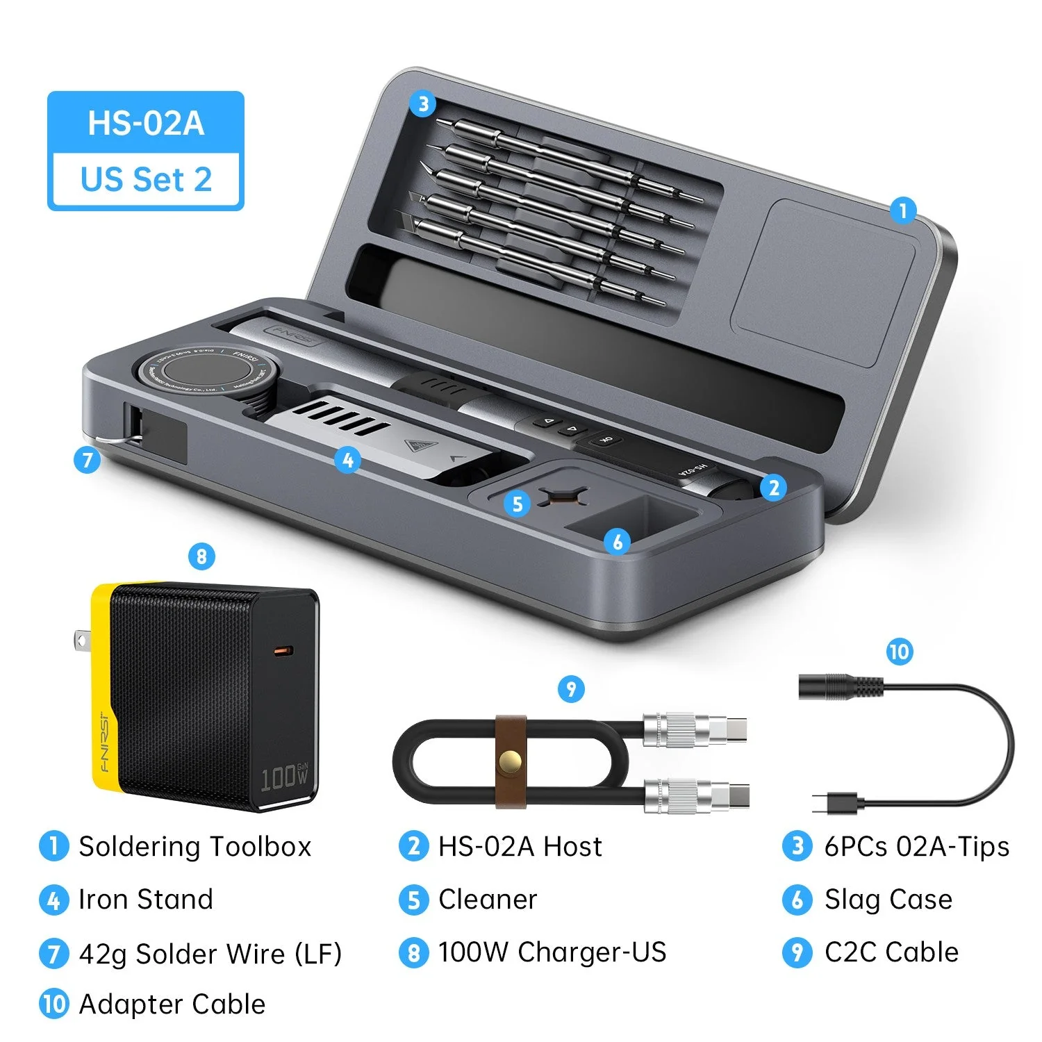 FNIRSI® HS-02 Intelligent Soldering Iron - Image 23