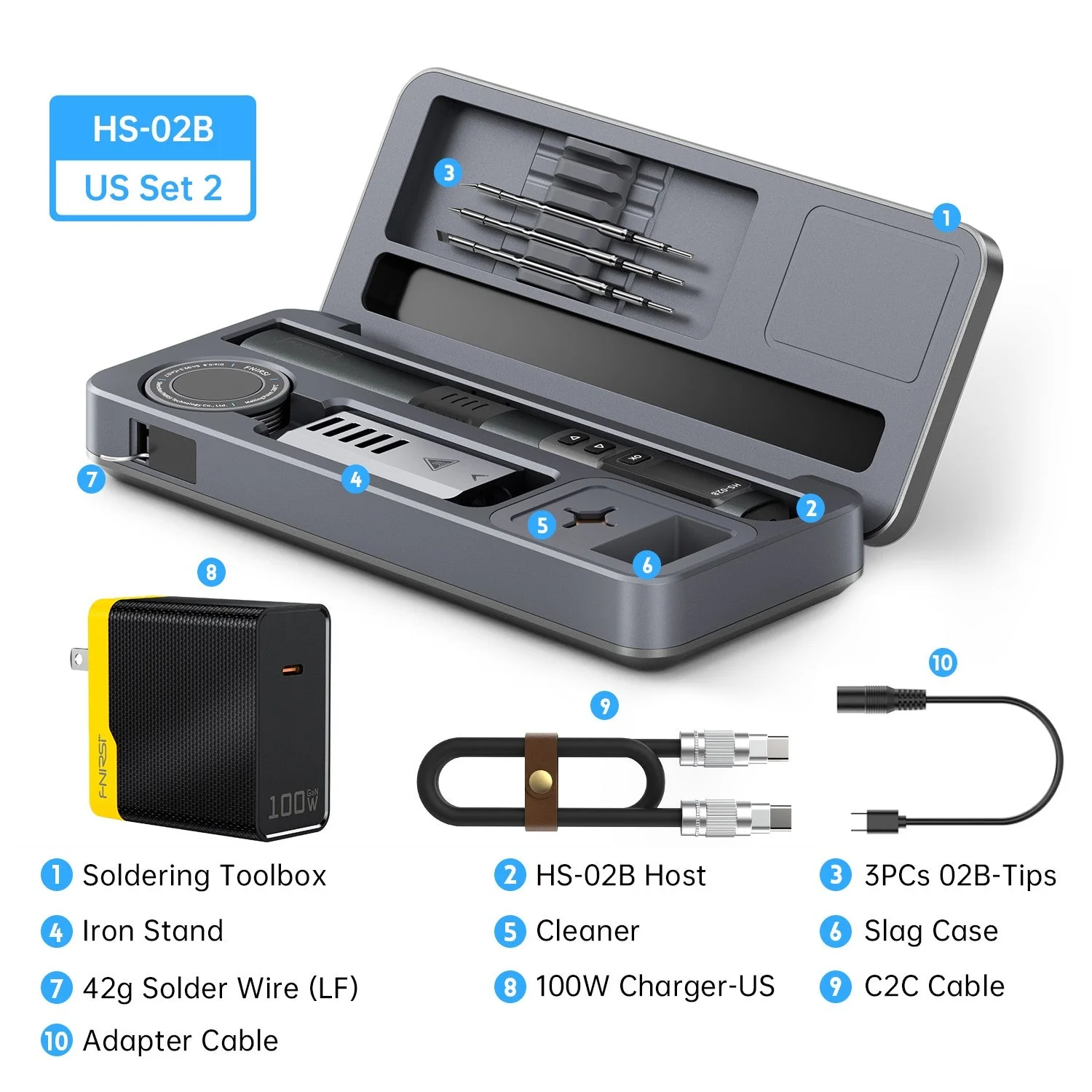 FNIRSI® HS-02 Intelligent Soldering Iron - Image 14